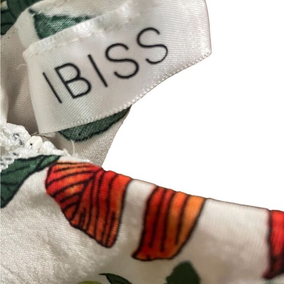 #14 NWOT IBISS Brand Tropical Splitlevel Dress Size Small - Picture 11 of 11